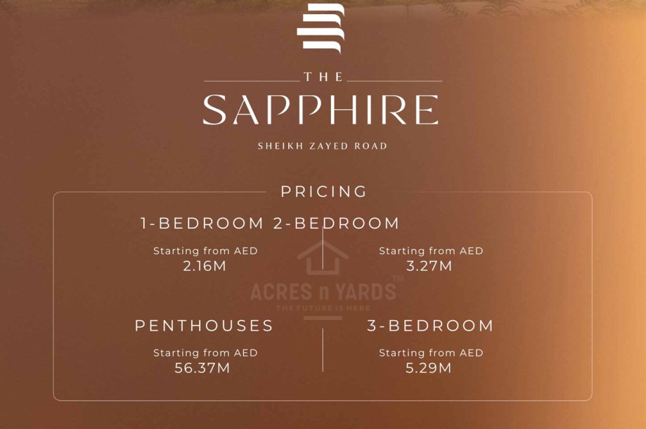 THE SAPPHIRE BY DAMAC  from AED 2.16 M-2