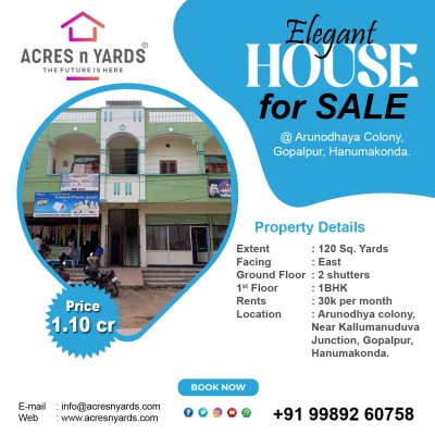 independent House For Sale  G+1