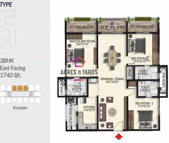 Sreenivasam  By NJR CONSTRUCTIONS Pvt Ltd Aartment For Sale-11